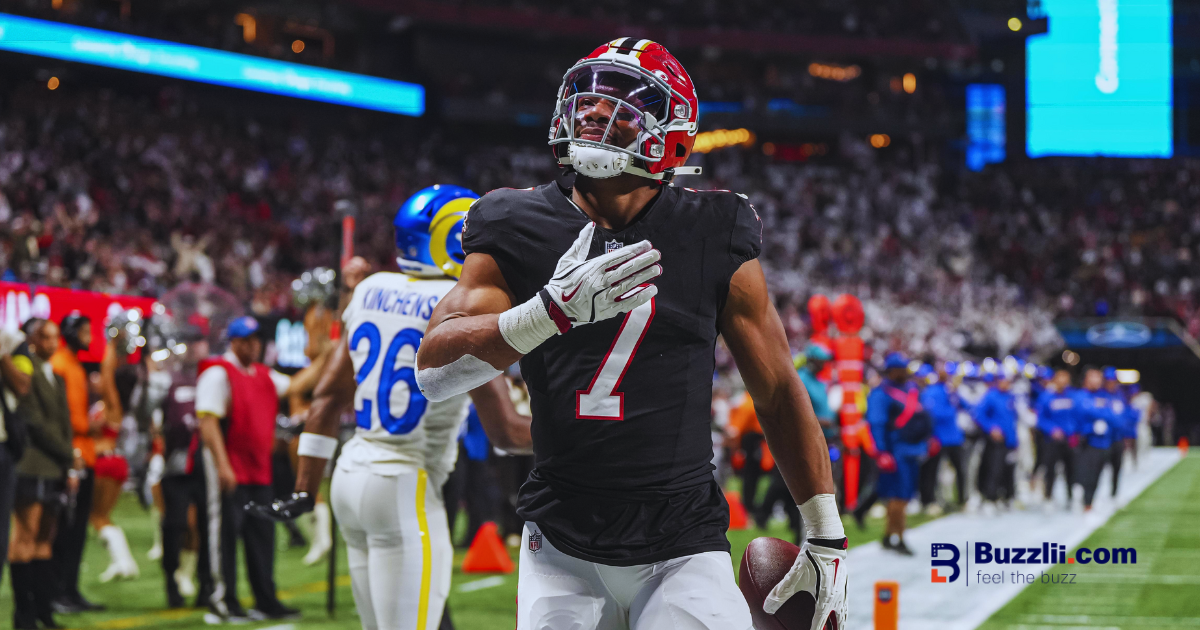 Atlanta Falcons celebrate late-game victory over Los Angeles Rams in Week 17 MNF matchup